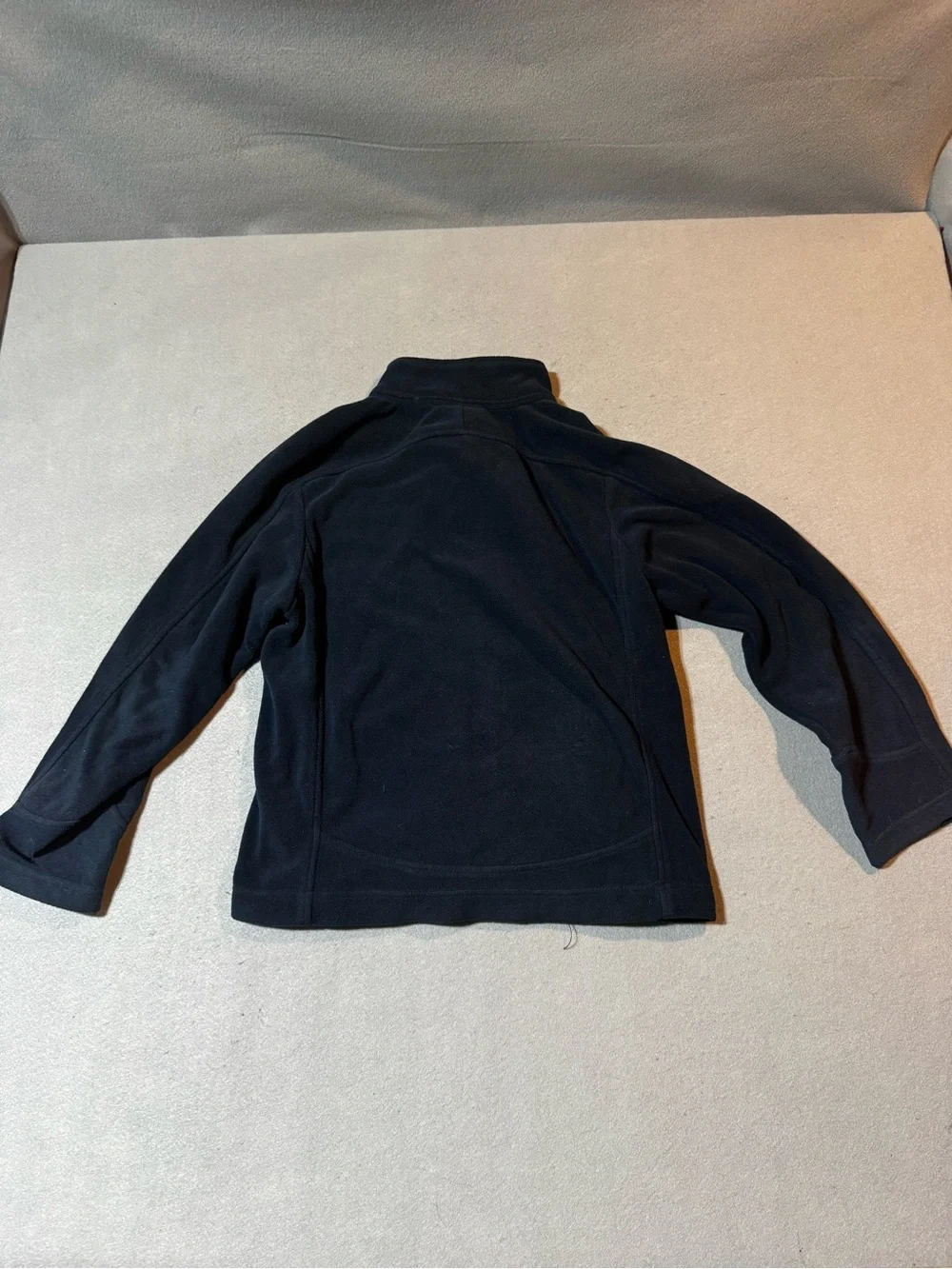 REI Black Boys' Fleece Jacket with Blue Logo Tag